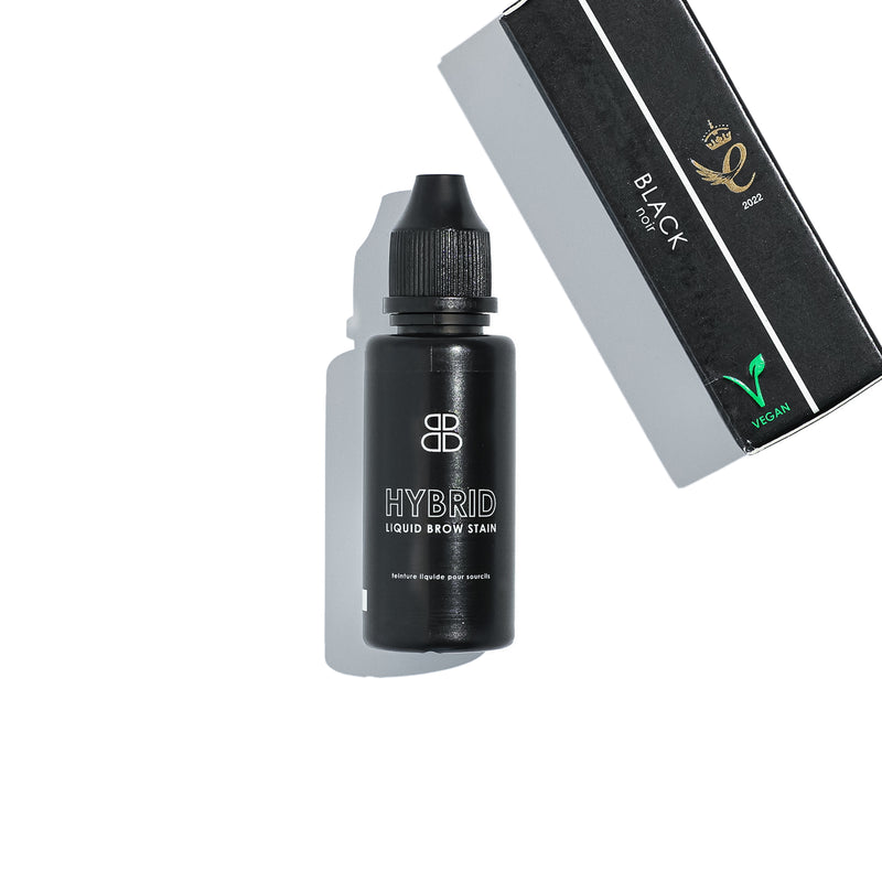 Hybrid Liquid Brow Stain - Black | Beautiful Brows and Lashes
