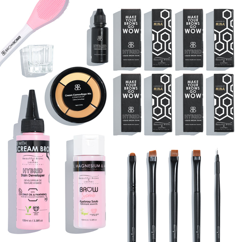 Hybrid Liquid Stain Pro Kit | Beautiful Brows and Lashes Professional