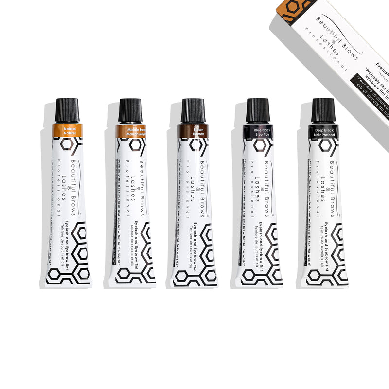 Tint Pack - All 5 Colors - Beautiful Brows and Lashes Professional