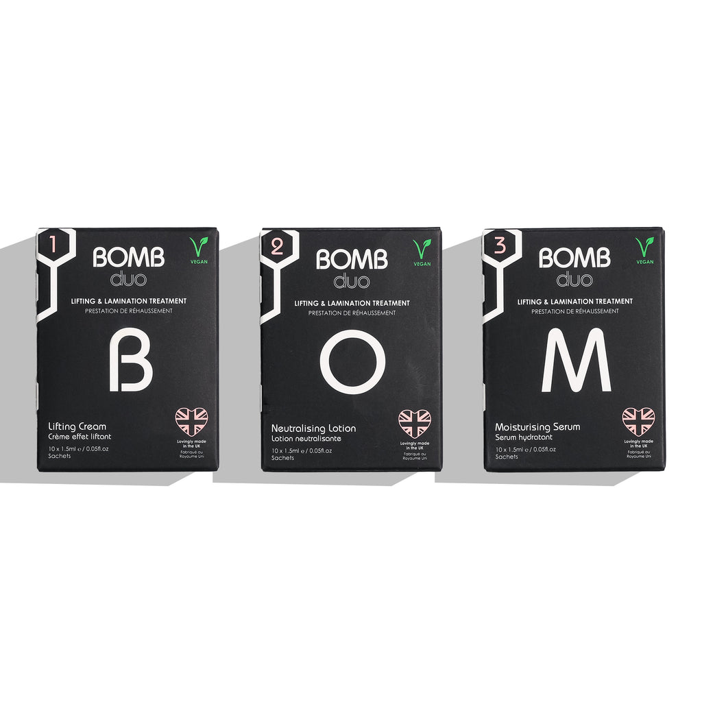 BOMB Duo - Step 1, 2 & 3 - Beautiful Brows and Lashes Professional