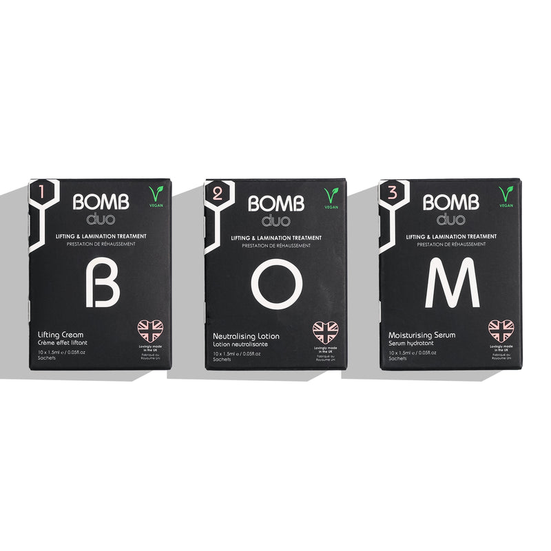 BOMB Duo - Step 1, 2 & 3 - Beautiful Brows and Lashes Professional