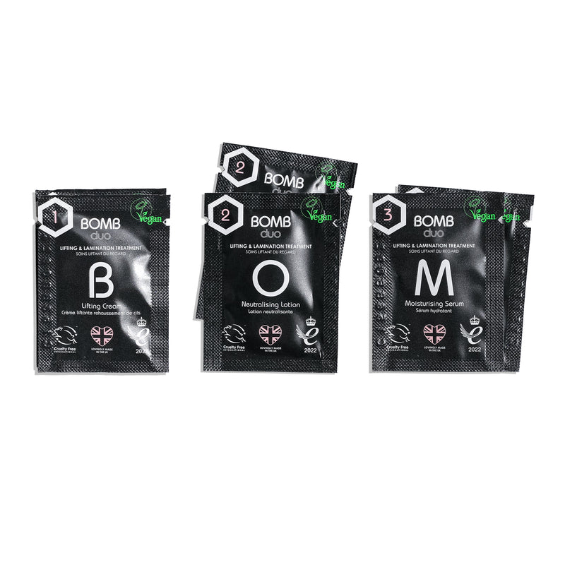 BOMB Duo - Step 1, 2 & 3 - Beautiful Brows and Lashes Professional