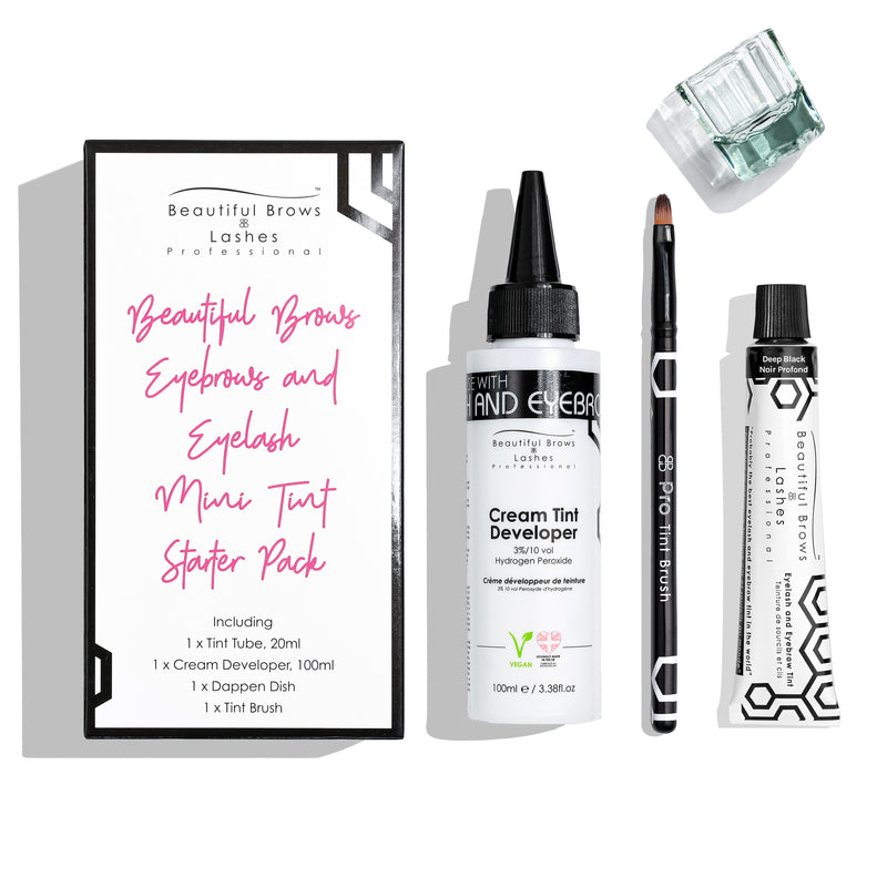 Beautiful Brows and Lashes Deep Black Mini Tint Pack- Beautiful Brows and Lashes Professional