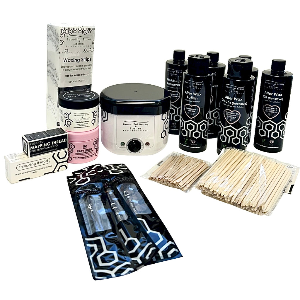 Waxing Essentials Kit | Beautiful Brows and Lashes