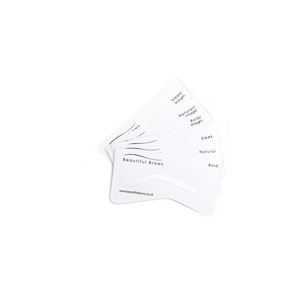 Beautiful Brows Brow Stencil Set- Beautiful Brows and Lashes