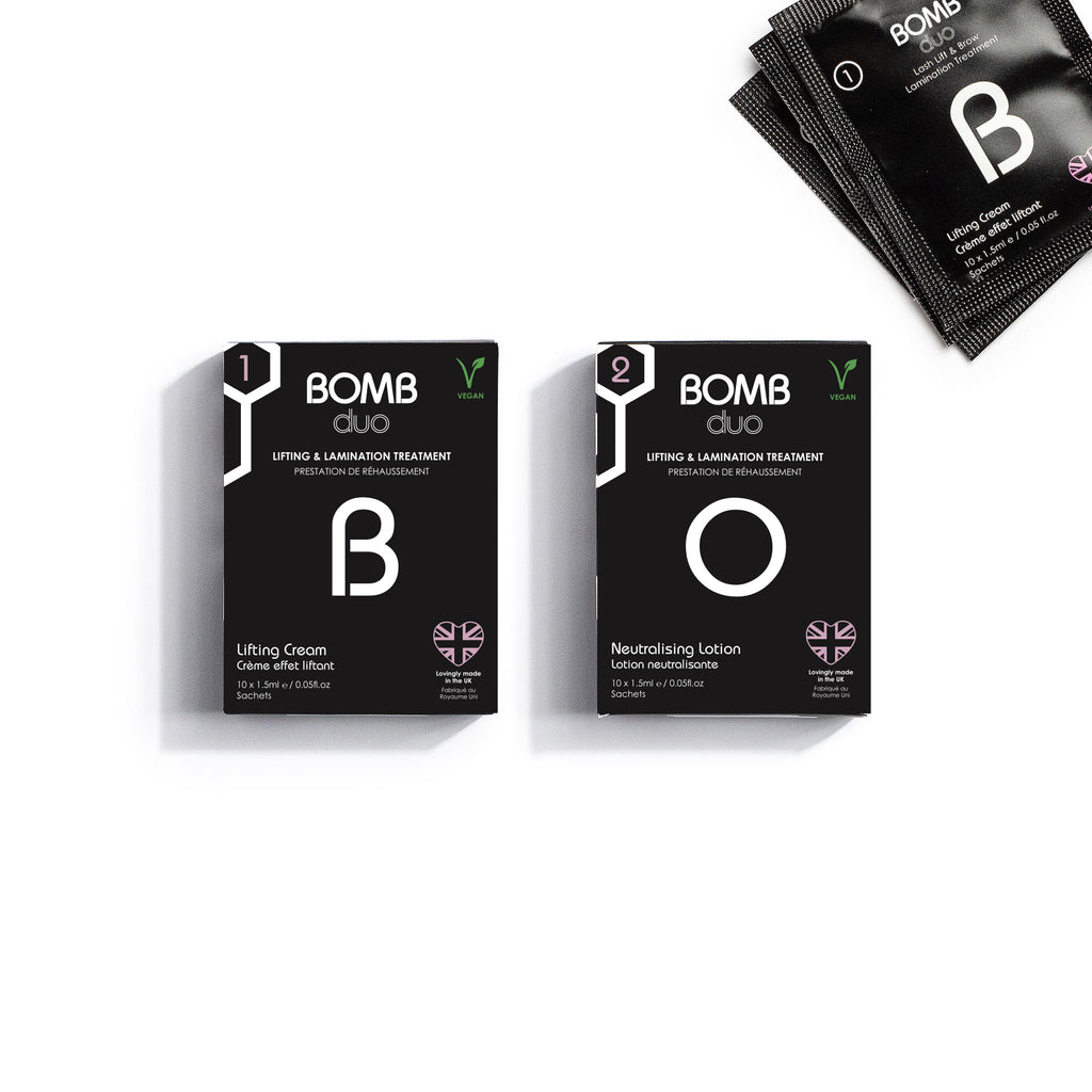 BOMB Duo - Step 1 & Step 2 - Beautiful Brows and Lashes Professional