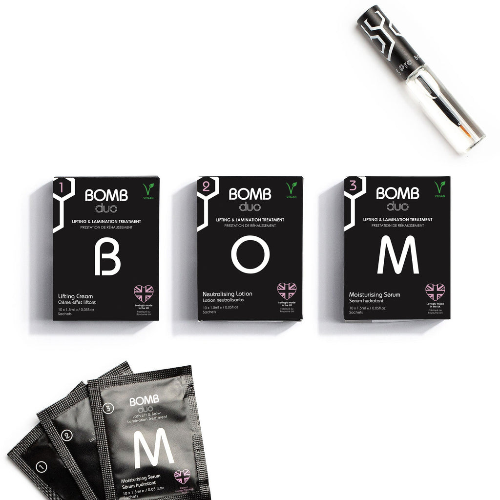 Perfect Pair -(Steps 1,2,3 + Glue)- Beautiful Brows and Lashes Professional