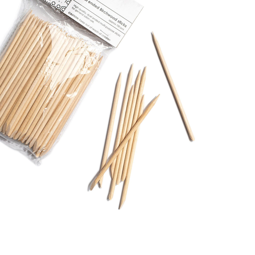Dual Ended Waxing Sticks (100) - Beautiful Brows and Lashes Professional