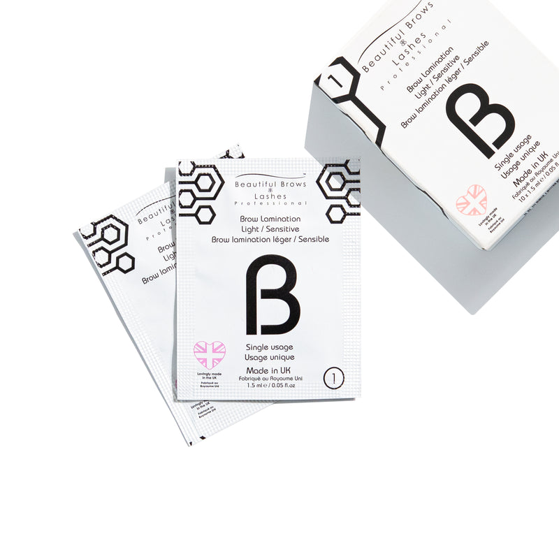 Brow Bomb Brow Lamination Light/ Sensitive - Beautiful Brows & Lashes Professional
