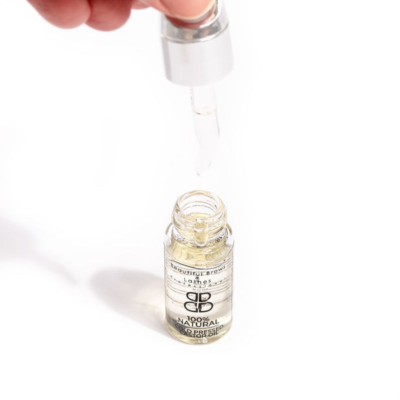 Brow and Lash Rehab - 100% Natural Cold Pressed Castor Oil - Beautiful Brows and Lashes Professional