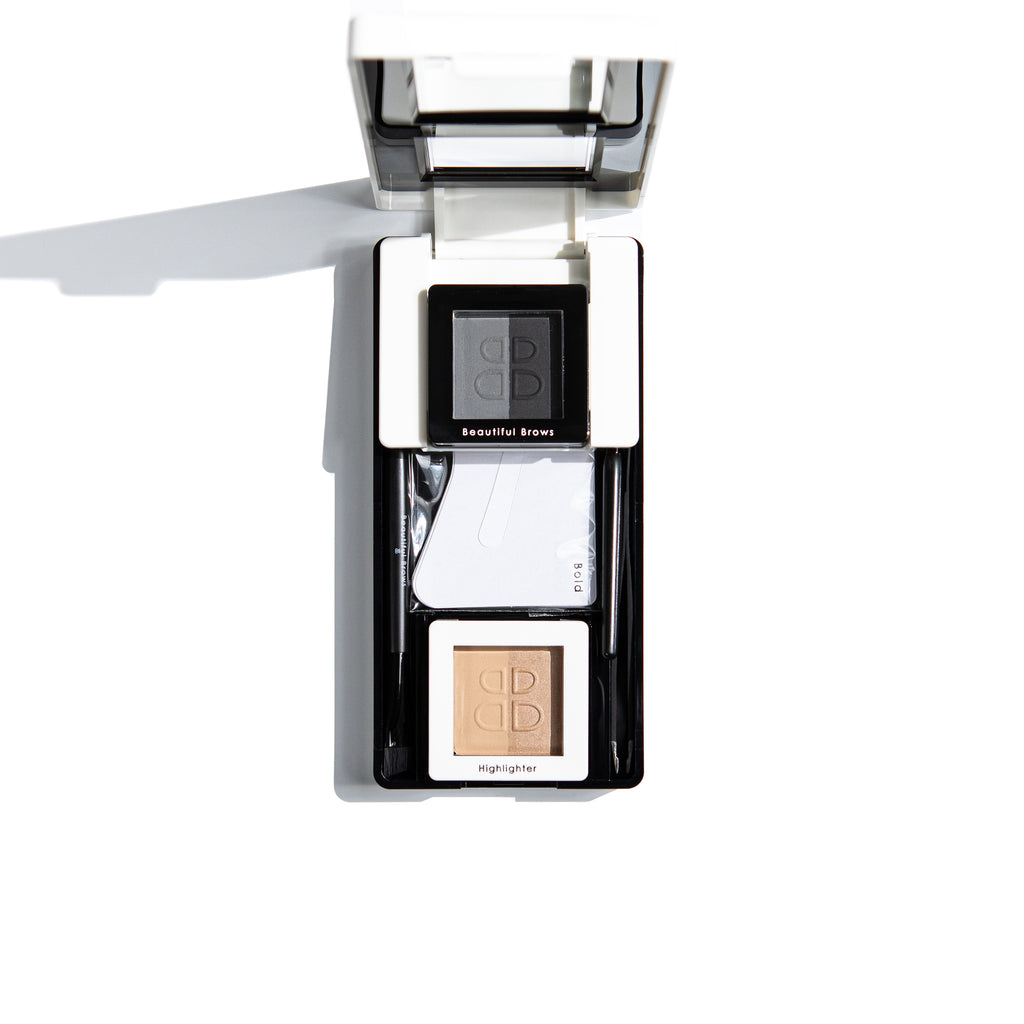 Wholesale Beautiful Brows Duo Eyebrow Kit Slate/ Black - 5 Pieces - Beautiful Brows and Lashes Professional