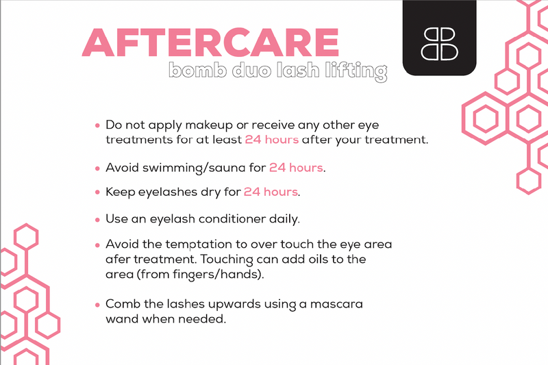Client Aftercare Cards - Beautiful Brows & Lashes