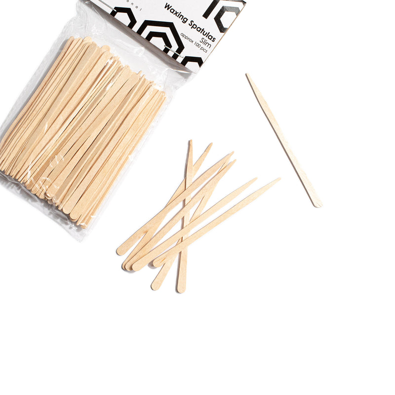 Waxing Spatulas - Slim - Beautiful Brows and Lashes Professional