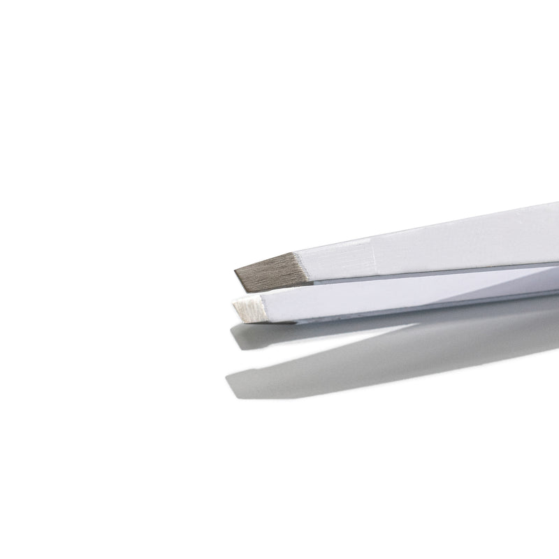 Beautiful Brows and Lashes White Eyebrow Tweezers- Beautiful Brows and Lashes Professional