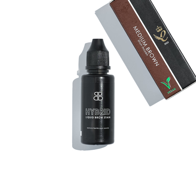 Hybrid Liquid Brow Stain - Medium Brown | Beautiful Brows and Lashes