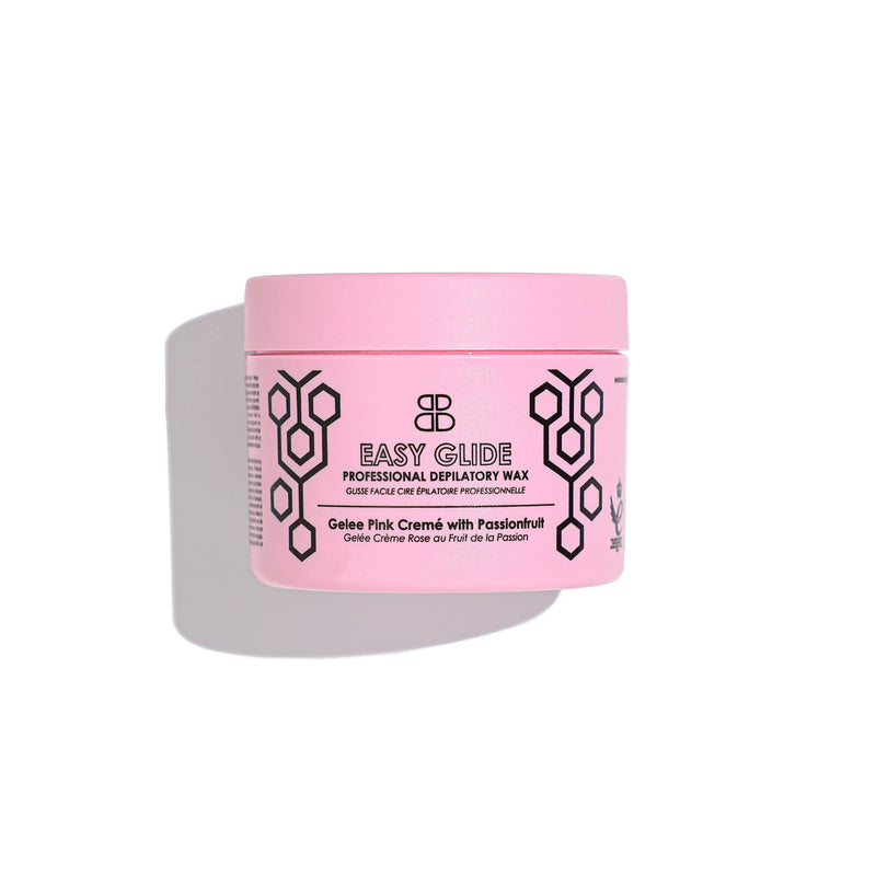 Gelee Pink Cream Passion fruit Depilatory Wax | Beautiful Brows and Lashes Professional