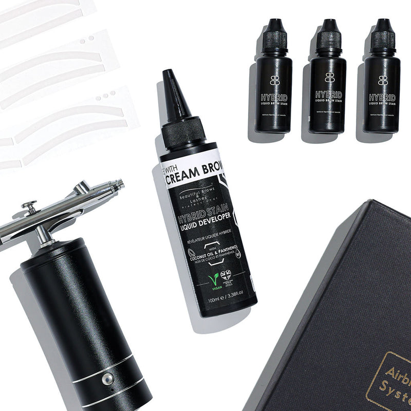 Hybrid Liquid Airbrush Kit - Beautiful Brows & Lashes Professional