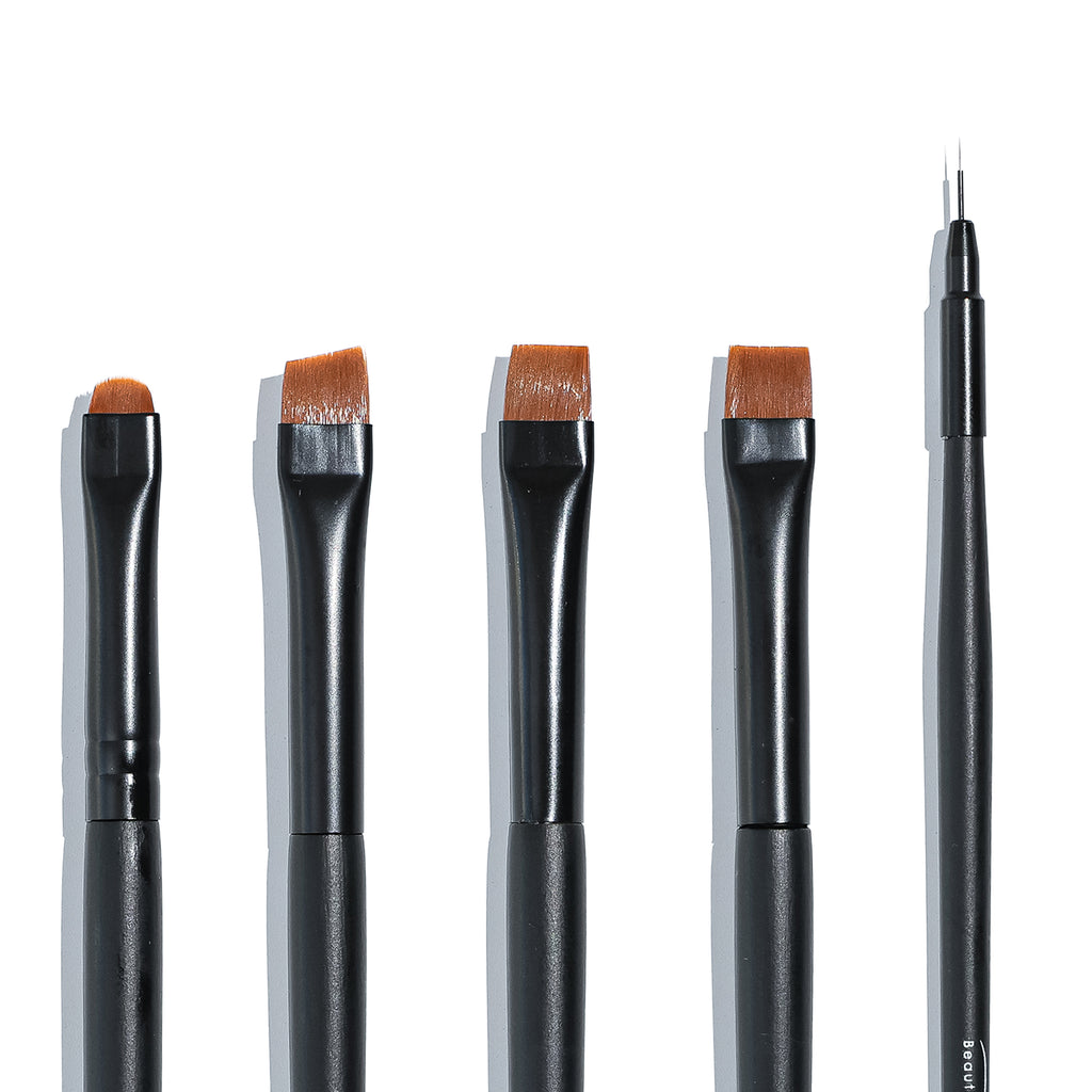 Precision Artistry Brushes - 5 Pack - Beautiful Brows & Lashes Professional