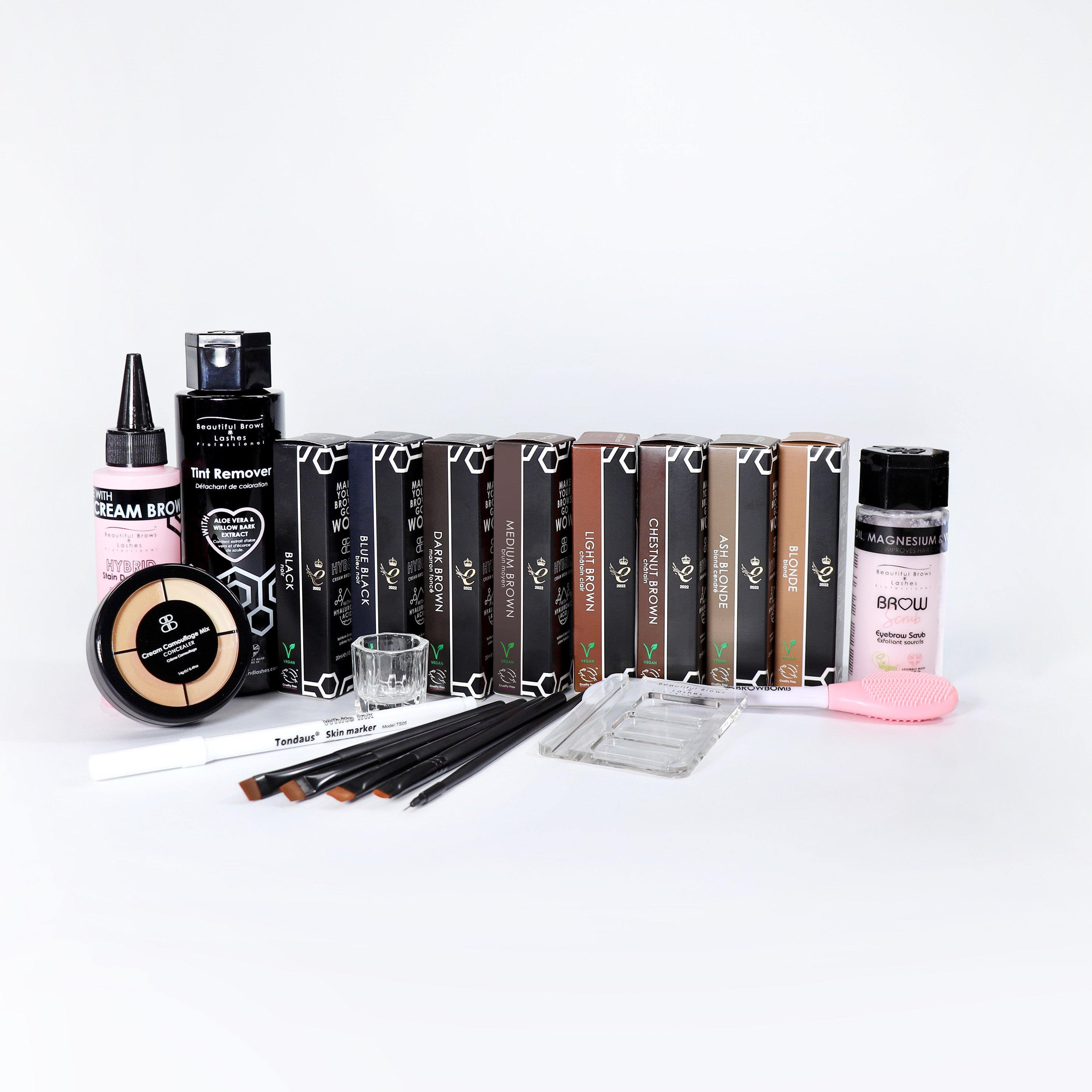 Hybrid CREAM Stain Pro Kit | Beautiful Brows and Lashes