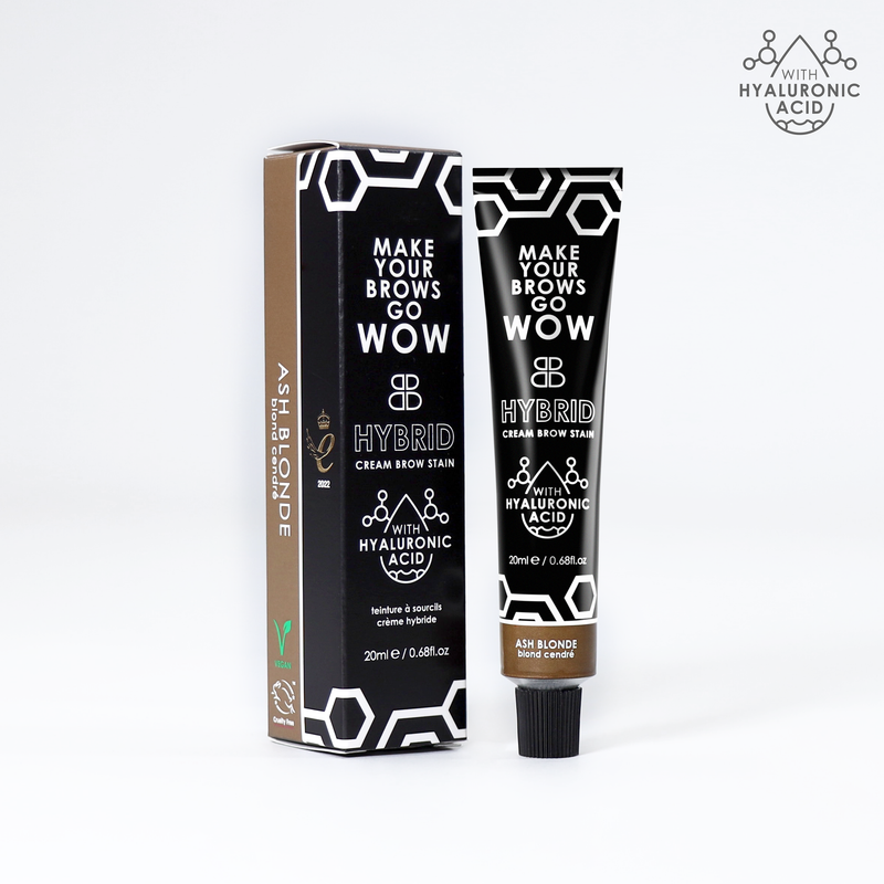 Hybrid CREAM Brow Stain - Ash Blonde | Beautiful Brows and Lashes Professional
