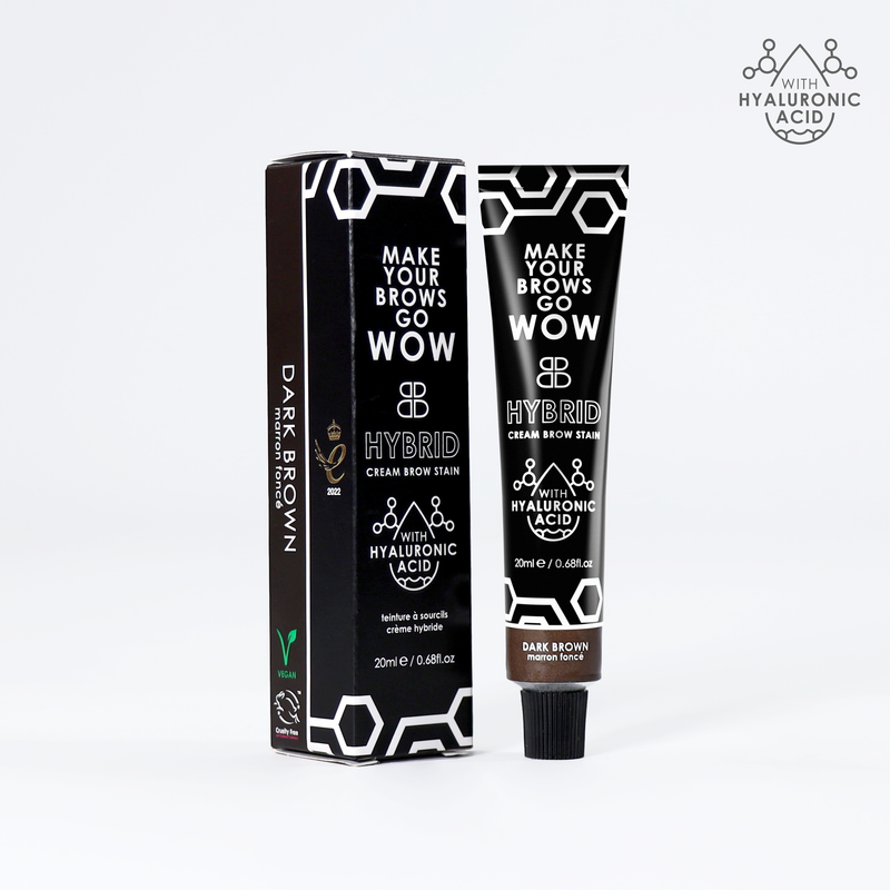 Hybrid CREAM Brow Stain - Dark Brown | Beautiful Brows and Lashes Professional