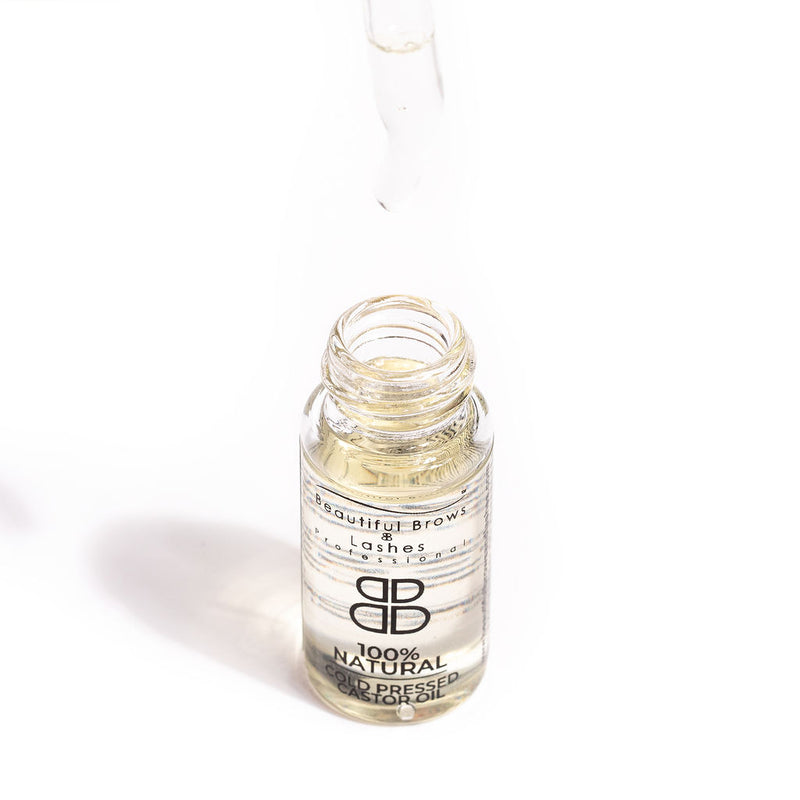 Brow and Lash Rehab - 100% Natural Cold Pressed Castor Oil - Beautiful Brows and Lashes Professional