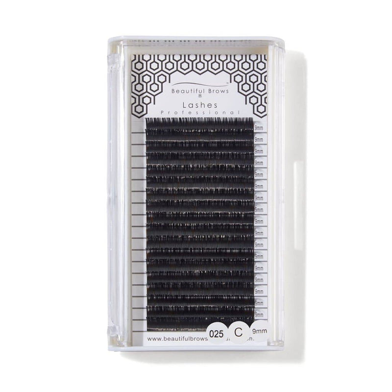 Silk Lashes - C Curl *18 rows* - Beautiful Brows and Lashes Professional
