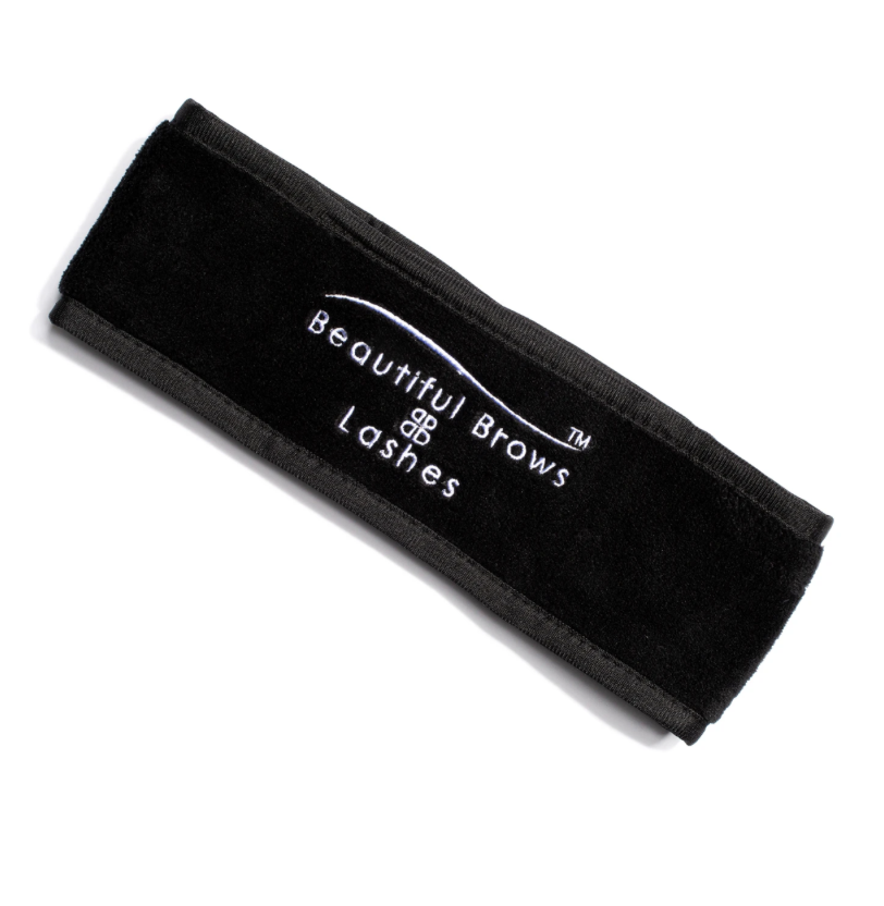 Beautiful Brows Branded Terry Head Band - Beautiful Brows and Lashes Professional