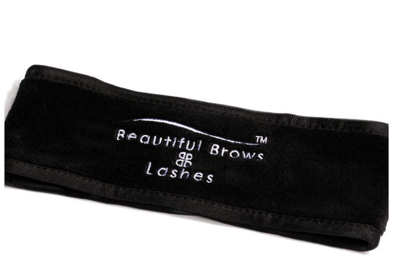 Beautiful Brows Branded Terry Head Band - Beautiful Brows and Lashes Professional