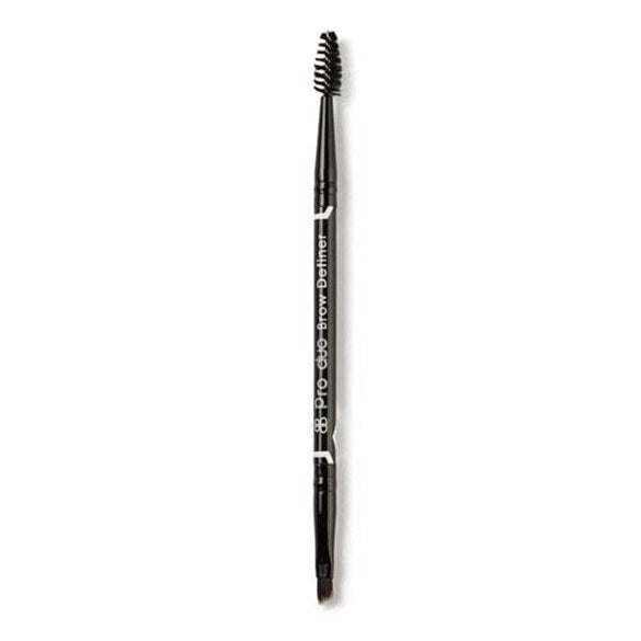 Angled Brow Brush with Spoolie - Beautiful Brows and Lashes Professional